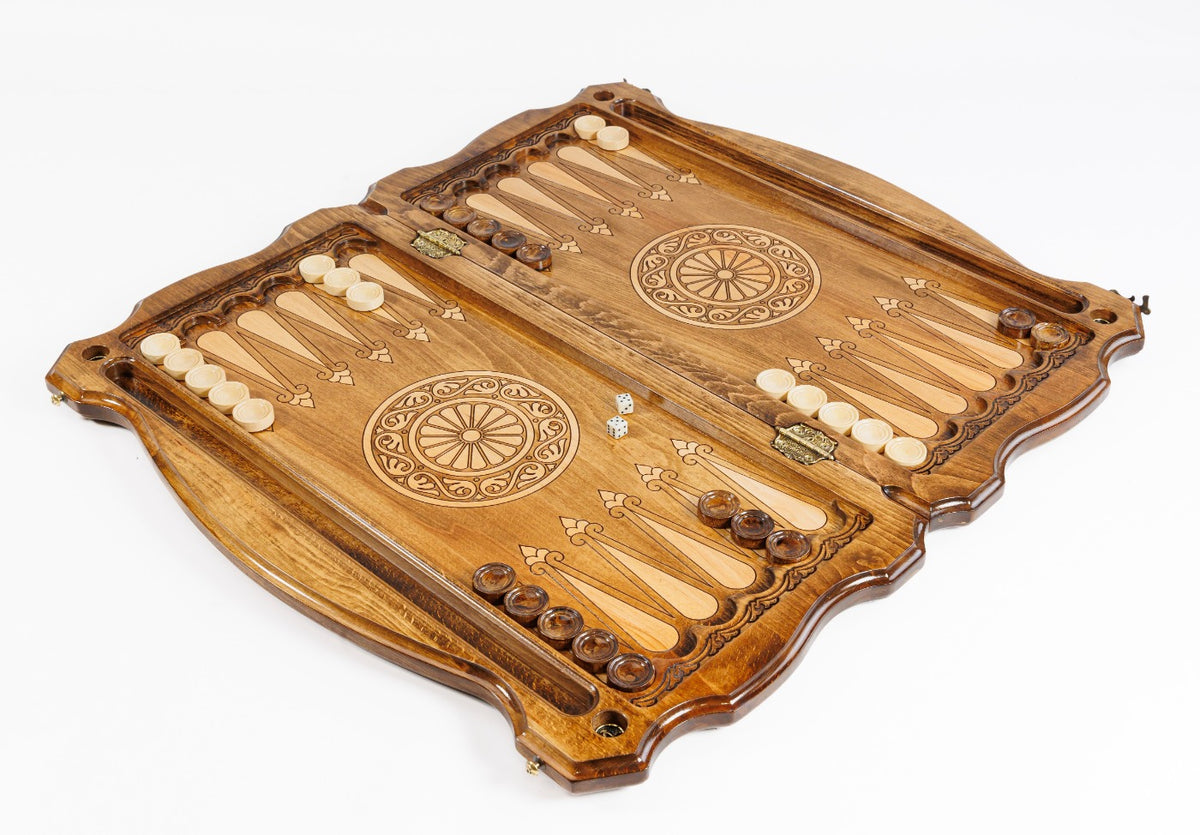 Backgammon-Set mit Adler, 60 cm – Foto 3