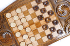 Handmade Wooden Backgammon Set with Eagle, 60 cm - photo 9
