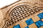 Handmade Walnut Backgammon Set with Armenian Coat of Arms, Braid Motifs and Epoxy Resin, 60 cm - photo 6