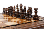 Handmade Wooden Chess and Backgammon Set, Classic Board, 60 cm - photo 10