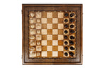 Handmade Wooden Chess and Backgammon Set, Classic Board, 60 cm - photo 6