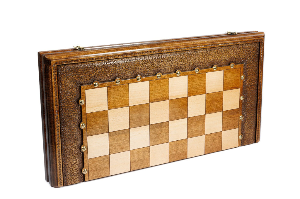 Handmade Wooden Chess and Backgammon Set, Classic Board, 60 cm - photo 8