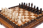 Handmade Wooden Chess and Backgammon Set with Ornamental Braid Pattern and Ararat Outline, 30 cm - photo 2