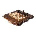 Handmade Wooden Chess and Backgammon Set with Ararat Outline, 30 cm