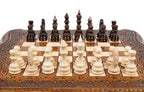 Handmade Wooden Chess and Backgammon Set with Ararat Outline, 30 cm - photo 7