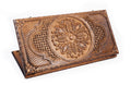 Handmade Wooden Backgammon Set with Pomegranates and Grapes, 60 cm (Model 11580)