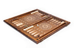 Handmade Wooden Backgammon Set with Pomegranates and Grapes, 60 cm - photo 3