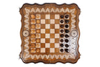 Handmade Wooden Chess and Backgammon Set with Eternity Sign, 40 cm - photo 7