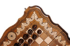 Handmade Wooden Chess and Backgammon Set with Eternity Sign, 40 cm - photo 12