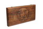 Handmade Wooden Backgammon Set with Deer, 60 cm - photo 7