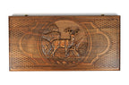 Handmade Wooden Backgammon Set with Deer, 60 cm - photo 6