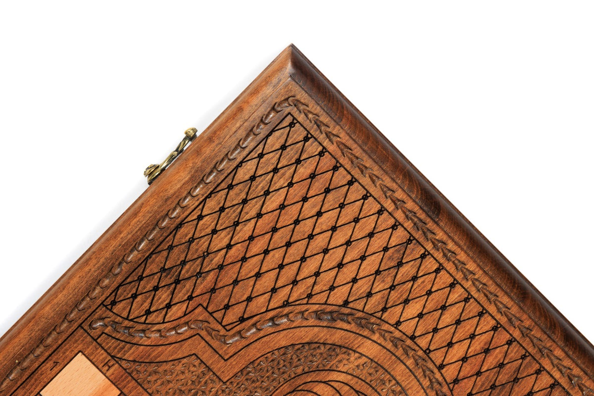 Juego de backgammon con ciervo, 60 cm – foto 8