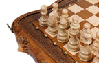 Handmade Wooden Chess Set with Ararat Outline, 50 cm - photo 8