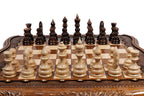 Handmade Wooden Chess Set with Ararat Outline, 50 cm - photo 6