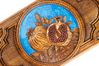 Handmade Wooden Backgammon Set with Pomegranate and Epoxy Resin, 60 cm - photo 2