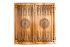 Handmade Walnut Backgammon Set with Eternity Sign, 60 cm - photo 8
