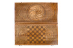 Handmade Walnut Backgammon Set with Eternity Sign, 60 cm - photo 9