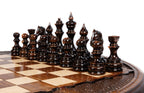 Handmade Wooden Circular Chess Set, 40 cm - photo 7