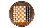 Handmade Wooden Circular Chess Set, 40 cm - photo 8