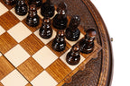 Handmade Wooden Circular Chess Set, 40 cm - photo 10