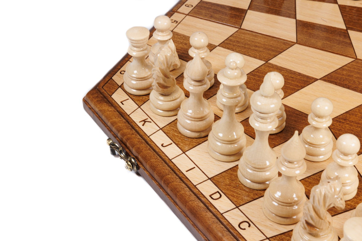 Handmade Wooden Chess Set for Three Players, 50 cm - photo 8