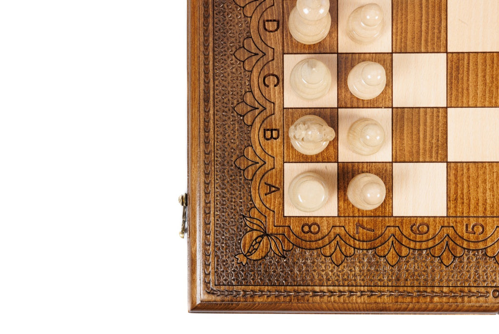 Handmade Wooden Chess Set, Classic Board, 50 cm - photo 11