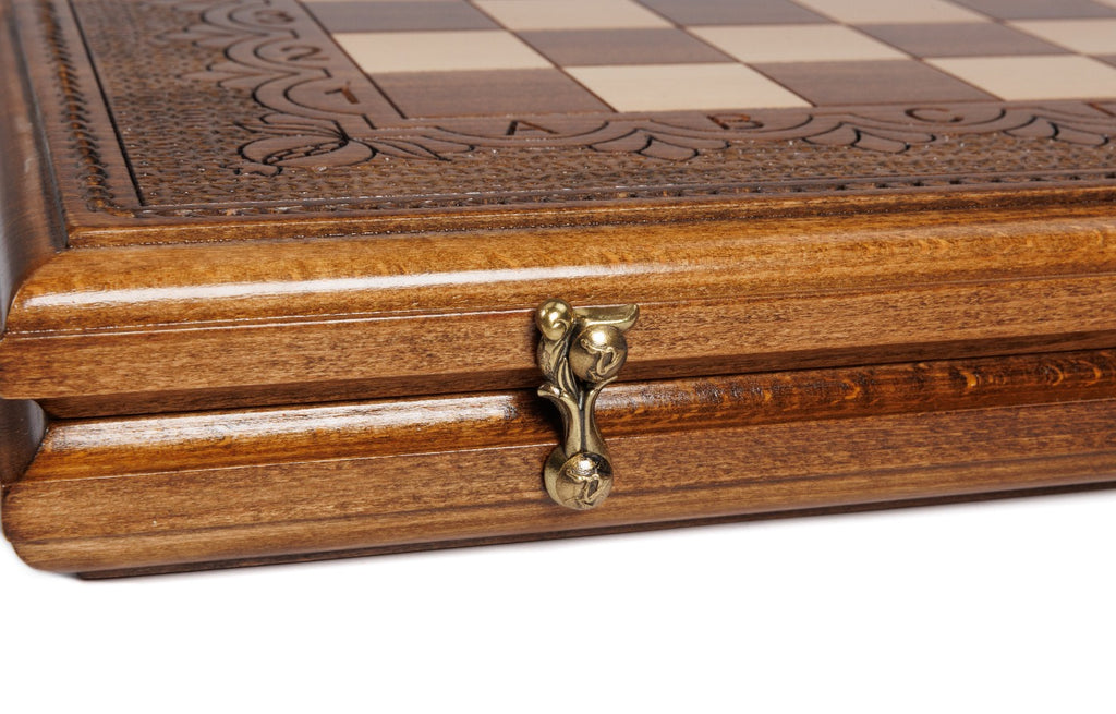 Handmade Wooden Chess Set, Classic Board, 50 cm - photo 9