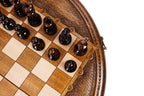 Handmade Wooden Circular Chess Set, 50 cm - photo 11