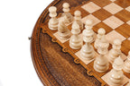 Handmade Wooden Circular Chess Set, 50 cm - photo 12