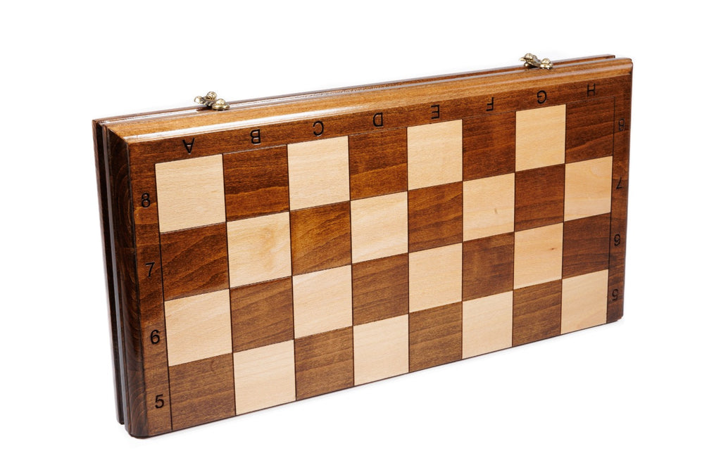 Handmade Wooden Chess Set, Classic Board, 50 cm - photo 4