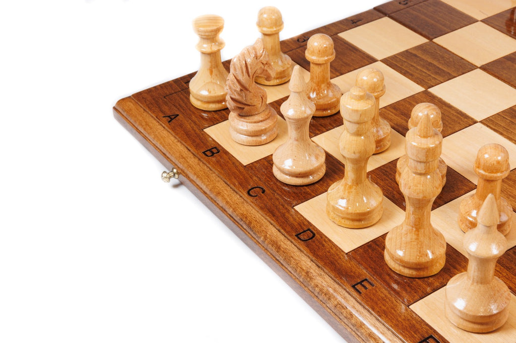 Handmade Wooden Chess Set, Classic Board, 50 cm - photo 9