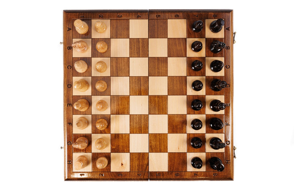 Handmade Wooden Chess Set, Classic Board, 50 cm - photo 5