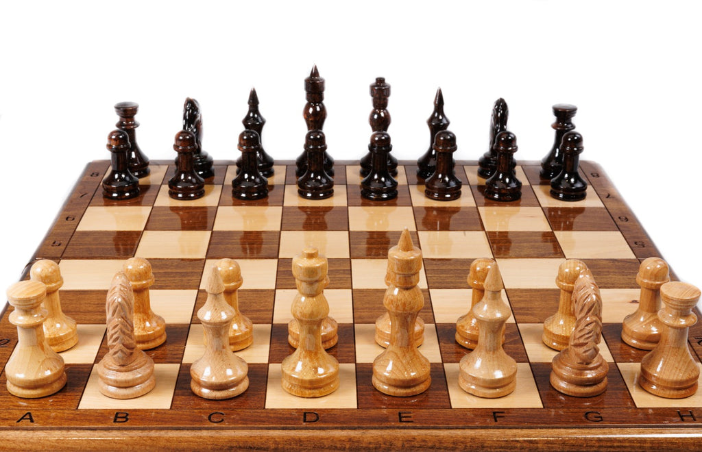 Handmade Wooden Chess Set, Classic Board, 50 cm - photo 6