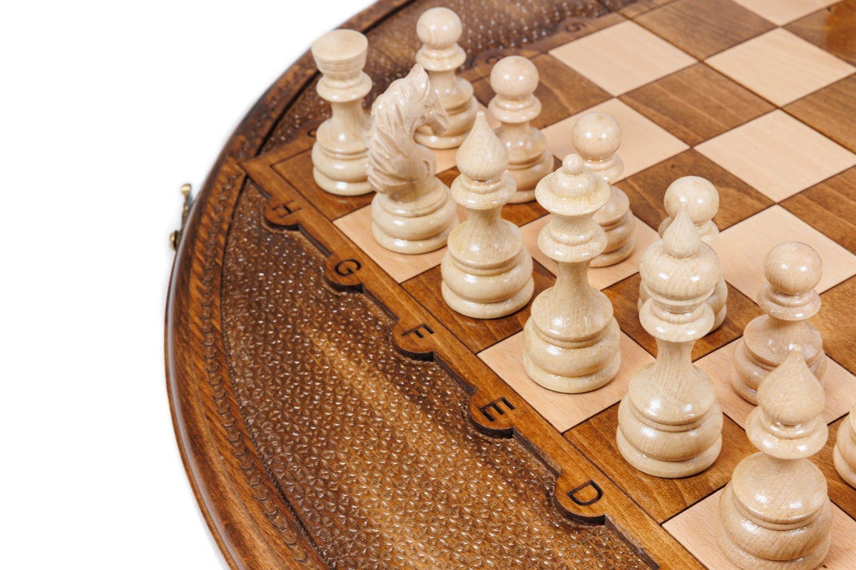 Juego de ajedrez circular, 50 cm (modelo 21502) – foto 9