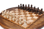 Handmade Wooden Circular Chess Set, 50 cm - photo 2
