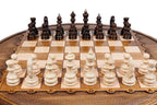 Handmade Wooden Circular Chess Set, 50 cm - photo 5