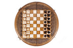 Handmade Wooden Circular Chess Set, 30 cm - photo 7