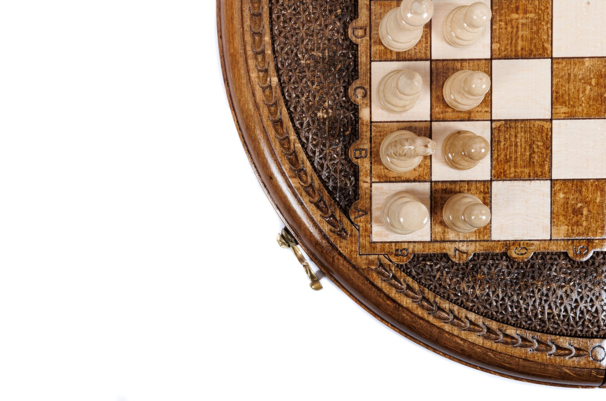 Rundes Schachset, 30 cm (Modell 21511) – Foto 8