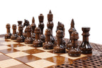 Handmade Wooden Chess and Backgammon Set with Ornamental Braid Pattern, 50 cm - photo 12