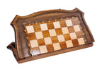 Handmade Wooden Chess Set with Contour Outline, 60 cm - photo 7