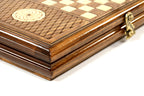 Handmade Wooden Backgammon Set with Armenian Ornament, 30 cm - photo 8