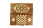 Handmade Wooden Backgammon Set with Armenian Ornament, 30 cm - photo 6