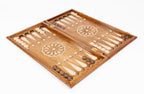 Handmade Wooden Backgammon Set with Eternity Sign, 60 cm - photo 4