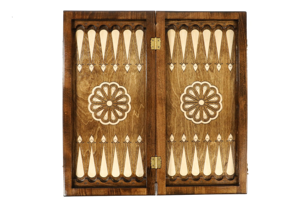 Handmade Wooden Backgammon Set, Classic Board, 60 cm - photo 7