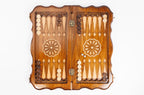 Handmade Walnut Chess and Backgammon Set with Armenian Ornament, 50 cm - photo 10