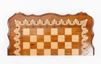 Handmade Walnut Chess and Backgammon Set with Armenian Ornament, 50 cm - photo 9