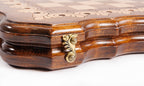 Handmade Walnut Chess and Backgammon Set with Armenian Ornament, 50 cm - photo 12