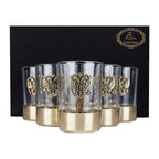 Handmade Glass with Bronze Details (Model 10250)