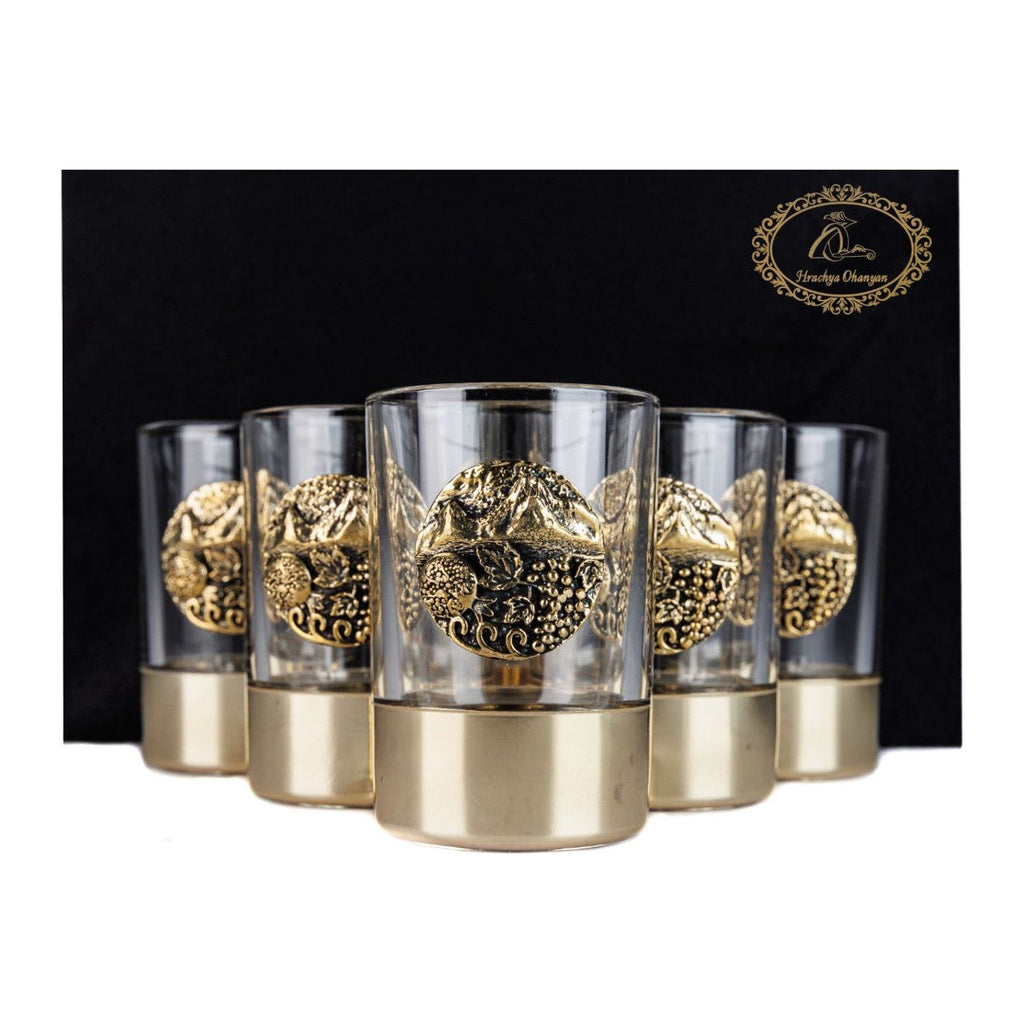 Handmade Glass with Bronze Details (Model 10254)