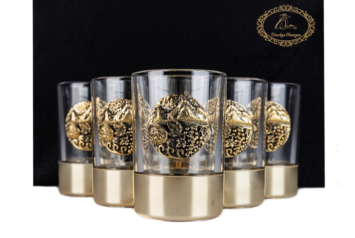 Handmade Glass with Bronze Details (Model 10254)
